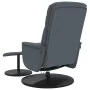 Sillón reclinable masaje con reposapiés terciopelo gris oscuro de , Sillones - Ref: Foro24-356701, Precio: 189,95 €, Descuent...