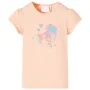 Light orange children's t-shirt 92 by , Kids T-shirts - Ref: Foro24-10584, Price: 8,24 €, Discount: %