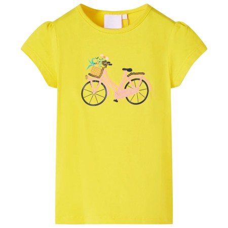 Gelbes Kinder-T-Shirt 116 von , Kinder-T-Shirts - Ref: Foro24-11066, Preis: 8,60 €, Rabatt: %