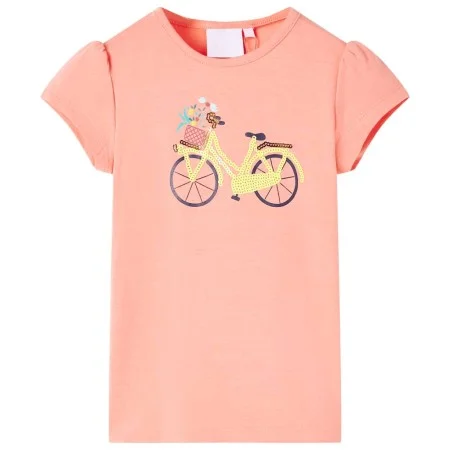 Camiseta infantil color coral 104 de , Camisetas para niños - Ref: Foro24-11070, Precio: 8,52 €, Descuento: %