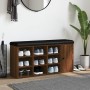 Schuhbank aus Holzwerkstoff Eiche braun 102x32x50 cm von , Bänke für Hallen und Lager - Ref: Foro24-835095, Preis: 109,81 €, ...