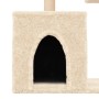 Cat scratching post with cream sisal posts 86 cm by , Cat furniture - Ref: Foro24-172100, Price: 46,20 €, Discount: %