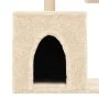Rascador para gatos con postes de sisal color crema 86 cm de , Mobiliario para gatos - Ref: Foro24-172100, Precio: 45,51 €, D...
