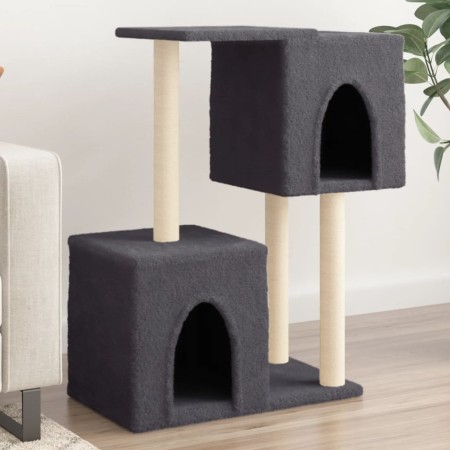 Katzenkratzbaum mit dunkelgrauen Sisalstämmen, 86 cm von , Katzenmöbel - Ref: Foro24-172102, Preis: 39,31 €, Rabatt: %