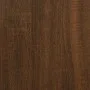 Brown oak engineered wood storage bench 82x42x46 cm by , Benches for halls and storage - Ref: Foro24-835081, Price: 67,23 €, ...
