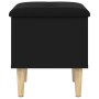 Schwarze Aufbewahrungsbank aus Holzwerkstoff, 42 x 42 x 46 cm von , Bänke für Hallen und Lager - Ref: Foro24-835062, Preis: 4...