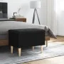 Black engineered wood storage bench 62x42x46 cm by , Benches for halls and storage - Ref: Foro24-835069, Price: 60,57 €, Disc...