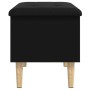 Black engineered wood storage bench 62x42x46 cm by , Benches for halls and storage - Ref: Foro24-835069, Price: 61,41 €, Disc...