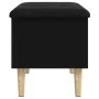 Black engineered wood storage bench 62x42x46 cm by , Benches for halls and storage - Ref: Foro24-835069, Price: 60,57 €, Disc...