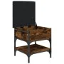 Shoe bench engineered wood smoked oak 42x42x45 cm by , Benches for halls and storage - Ref: Foro24-835184, Price: 49,61 €, Di...