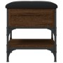 Schuhbank aus Holzwerkstoff Eiche braun 42x42x45 cm von , Bänke für Hallen und Lager - Ref: Foro24-835186, Preis: 52,41 €, Ra...