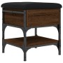 Schuhbank aus Holzwerkstoff Eiche braun 42x42x45 cm von , Bänke für Hallen und Lager - Ref: Foro24-835186, Preis: 52,41 €, Ra...