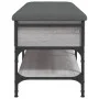 Sonoma gray engineered wood shoe bench 102x42x45 cm by , Benches for halls and storage - Ref: Foro24-835200, Price: 87,89 €, ...