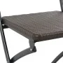 Sillas de jardín plegables 2 unidades HDPE y acero marrón de vidaXL, Sillas de jardín - Ref: Foro24-44551, Precio: 112,99 €, ...