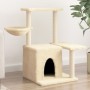 Cat scratching post with cream sisal posts 83 cm by , Cat furniture - Ref: Foro24-172109, Price: 35,65 €, Discount: %