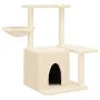 Katzenkratzbaum mit cremefarbenen Sisalstämmen, 83 cm von , Katzenmöbel - Ref: Foro24-172109, Preis: 35,16 €, Rabatt: %