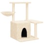 Katzenkratzbaum mit cremefarbenen Sisalstämmen, 83 cm von , Katzenmöbel - Ref: Foro24-172109, Preis: 35,65 €, Rabatt: %