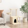 Katzenkratzbaum mit cremefarbenen Sisalstämmen, 83 cm von , Katzenmöbel - Ref: Foro24-172109, Preis: 35,65 €, Rabatt: %