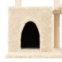 Katzenkratzbaum mit cremefarbenen Sisalstämmen, 83 cm von , Katzenmöbel - Ref: Foro24-172109, Preis: 35,16 €, Rabatt: %