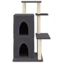 Katzenkratzbaum mit dunkelgrauen Sisalstämmen, 97 cm von , Katzenmöbel - Ref: Foro24-172114, Preis: 45,16 €, Rabatt: %