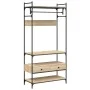 Sonoma oak engineered wood drawer cabinet 89x39x184.5 cm by , Wardrobes - Ref: Foro24-838954, Price: 128,61 €, Discount: %