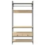 Armario cajones madera ingeniería roble Sonoma 89x39x184,5 cm de , Armarios roperos - Ref: Foro24-838954, Precio: 128,61 €, D...