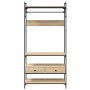 Schubladenschrank aus Sonoma-Eichenholzwerkstoff, 89 x 39 x 184,5 cm von , Kleiderschränke - Ref: Foro24-838954, Preis: 131,3...