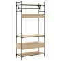 Sonoma oak engineered wood drawer cabinet 89x39x184.5 cm by , Wardrobes - Ref: Foro24-838954, Price: 128,61 €, Discount: %