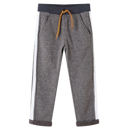 Children's sweatpants dark gray mélange 92 by , kids pants - Ref: Foro24-13094, Price: 10,29 €, Discount: %