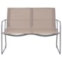 Garden furniture set 4 pieces taupe fabric and steel by vidaXL, Garden sets - Ref: Foro24-44354, Price: 213,67 €, Discount: %
