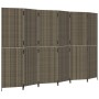 6-teiliger grauer synthetischer Rattanschirm von , Raumteiler - Ref: Foro24-365354, Preis: 245,65 €, Rabatt: %