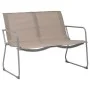 Gartenmöbel-Set 4-teilig, taupefarbener Stoff und Stahl von vidaXL, Gartensets - Ref: Foro24-44354, Preis: 210,56 €, Rabatt: %