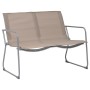 Gartenmöbel-Set 4-teilig, taupefarbener Stoff und Stahl von vidaXL, Gartensets - Ref: Foro24-44354, Preis: 213,67 €, Rabatt: %