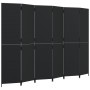 Biombo de 6 paneles ratán sintético negro de , Divisores de ambientes - Ref: Foro24-365368, Precio: 305,25 €, Descuento: %