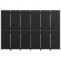 Biombo de 6 paneles ratán sintético negro de , Divisores de ambientes - Ref: Foro24-365368, Precio: 305,25 €, Descuento: %