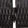 Biombo de 6 paneles ratán sintético negro de , Divisores de ambientes - Ref: Foro24-365368, Precio: 305,25 €, Descuento: %
