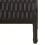 6-panel black synthetic rattan screen by , Room dividers - Ref: Foro24-365368, Price: 298,07 €, Discount: %