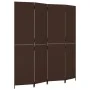 Brown synthetic rattan 4-panel screen by , Room dividers - Ref: Foro24-365361, Price: 175,33 €, Discount: %