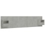 Cabecero de cama con mesitas madera contrachapada gris hormigón