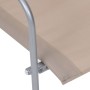 Garden furniture set 4 pieces taupe fabric and steel by vidaXL, Garden sets - Ref: Foro24-44354, Price: 213,67 €, Discount: %