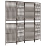 Biombo de 4 paneles ratán sintético marrón de , Divisores de ambientes - Ref: Foro24-365377, Precio: 120,81 €, Descuento: %