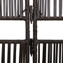 Biombo de 4 paneles ratán sintético marrón de , Divisores de ambientes - Ref: Foro24-365377, Precio: 120,81 €, Descuento: %