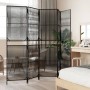 5-panel black synthetic rattan screen by , Room dividers - Ref: Foro24-365380, Price: 132,29 €, Discount: %