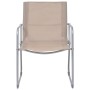 Garden furniture set 4 pieces taupe fabric and steel by vidaXL, Garden sets - Ref: Foro24-44354, Price: 213,67 €, Discount: %