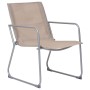 Garden furniture set 4 pieces taupe fabric and steel by vidaXL, Garden sets - Ref: Foro24-44354, Price: 213,67 €, Discount: %