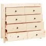 Solid pine wood auxiliary cabinet 100x40x90 cm by , Sideboards - Ref: Foro24-821769, Price: 184,66 €, Discount: %