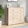 Solid pine wood auxiliary cabinet 100x40x90 cm by , Sideboards - Ref: Foro24-821769, Price: 184,66 €, Discount: %