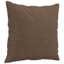 2-seater sofa with brown fabric cushions 140 cm by , Sofas - Ref: Foro24-3200912, Price: 226,31 €, Discount: %