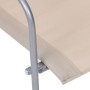 Juego de muebles de jardín 4 piezas tela y acero crema de vidaXL, Conjuntos de jardín - Ref: Foro24-44353, Precio: 195,33 €