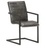 Freischwinger-Esszimmerstühle 2 Einheiten Echtleder grau von , Essstühle - Ref: Foro24-321842, Preis: 292,94 €, Rabatt: %